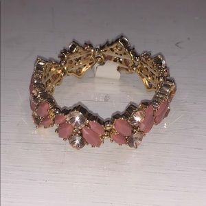 Mauve Gold fashion bracelet